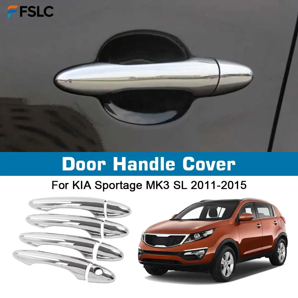 

⭐Genuine⭐ Car Upgrade Stickers For KIA Sportage MK3 SL 2011 2012 2013 2014 2015 Decoration Chrome Silver Cars Accessories