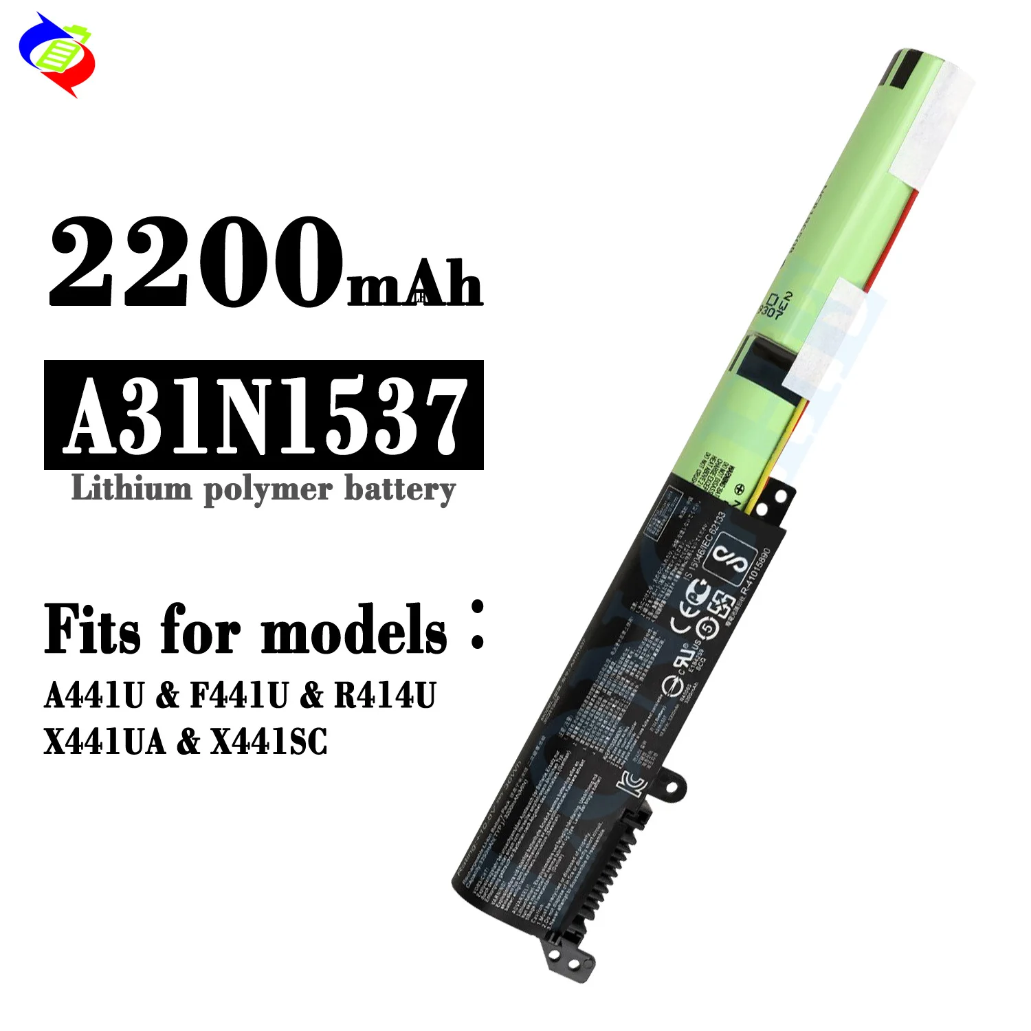 A31N1537 Laptop Battery for ASUS VivoBook Max X441 X441N X441NA X441S X441SA X441SC X441U Replacement Battery