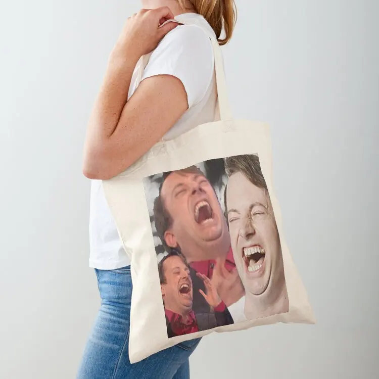 

David Mitchell Hysterical Laugh Tote Bag personalized tote canvas bags tote bag men Big bag