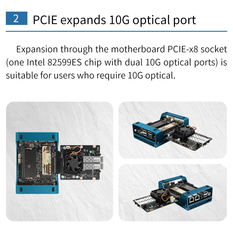 Imagem -05 - Cwwk-magic Computer N100 Host Pequeno Pcie x8 Slot 4nvme Jogadores Faça Você Mesmo Novo Favorito Impressão 3d