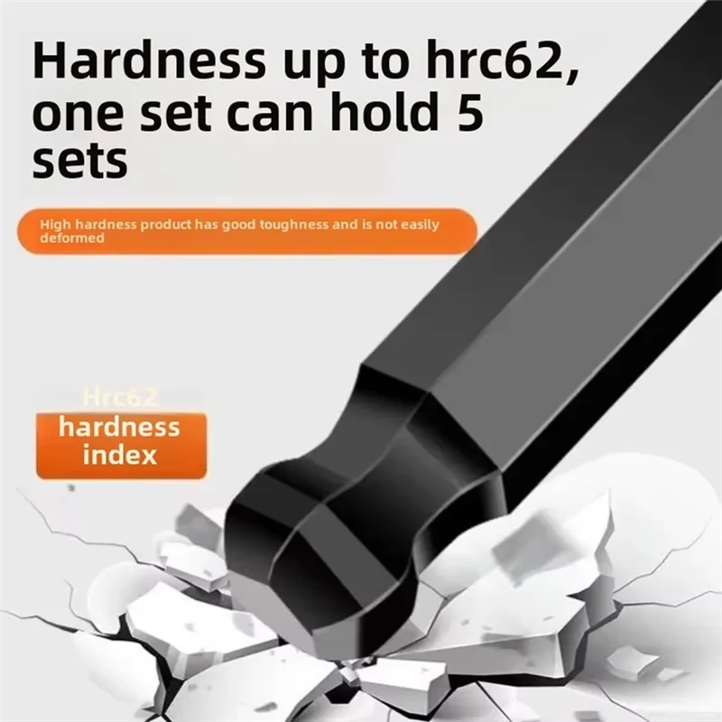 

AT43-9Pcs High-Strength Hex Wrench Screwdriver Universal Torque, Long Metric Universal Torque,Long Metric