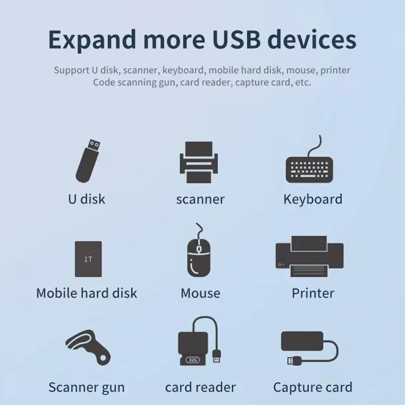 USB2.0 التبديل 1x2/2x1 USB Hub ثنائي الاتجاه USB3.0 الجلاد USB2.0 موسع تحكم مشترك للطابعة لوحة المفاتيح الماوس ﻿