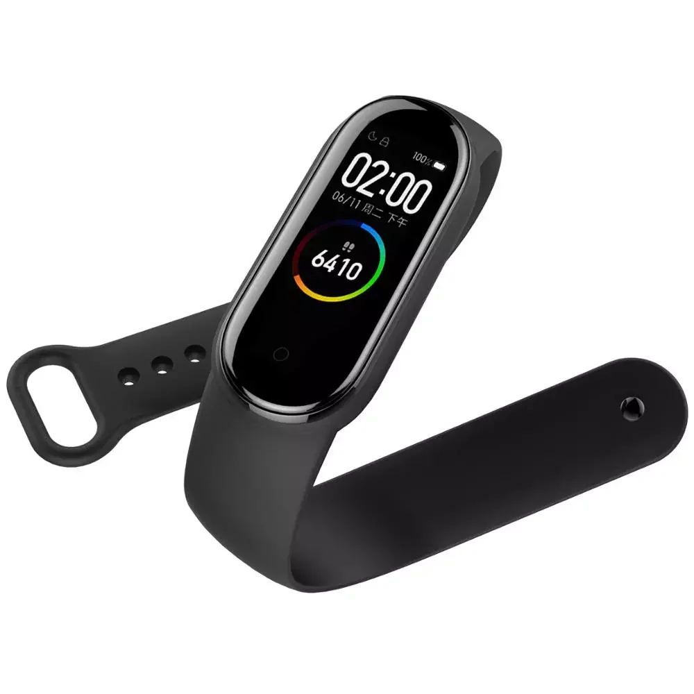 Bransoletka z paskiem dla Xiaomi Mi Band 6 pasków silikonowy pasek na nadgarstek dla Xiaomi Mi Band 6 wodoodporny bransoletka z paskiem na