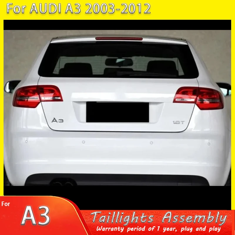 

Suitable for Audi A3 hatchback taillight modification LED running light streamer turn signal rear taillight assembly 2003-2012