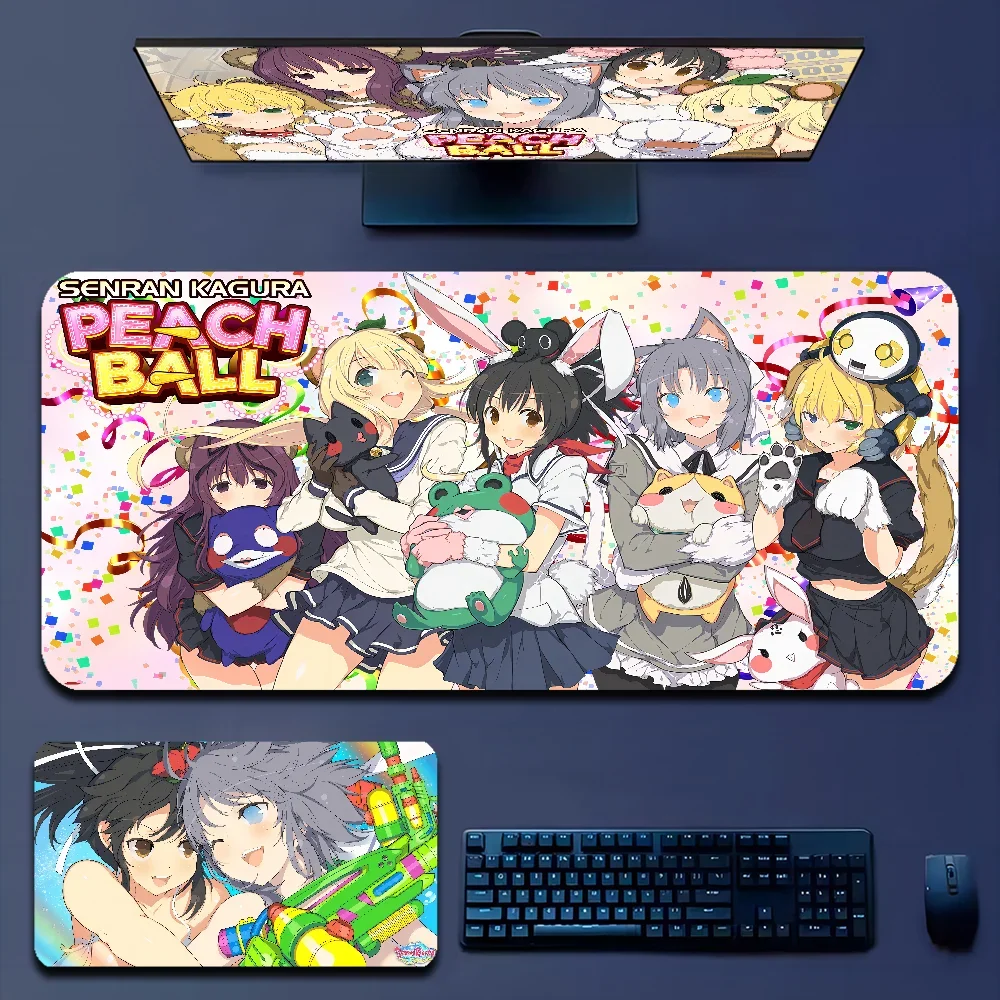 Game Senran Kagura Peach Boy Pad Natural Rubber Gaming Mousepad Desk Mat Size For Gameing World Of Tanks CS GO Zelda