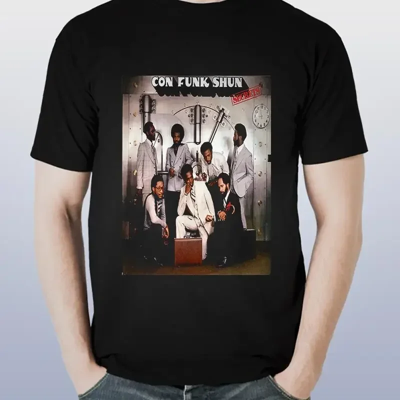 The Con Funk Shun Short Slevee Black T Shirt