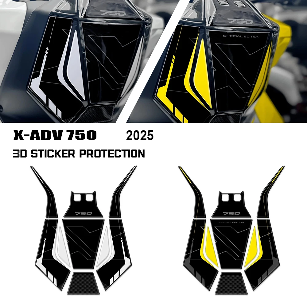 

3D Epoxy Sticker Protection For X-ADV 750 2025 2026 Accessories Ignition Area Decal Kit