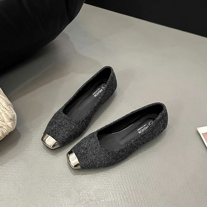 

Leopard Women Loafers Flats Square Toe Shoes Autumn 2026 New Shallow Elegant Dress Shoes Party Trend Comfort Mujer Zapatos