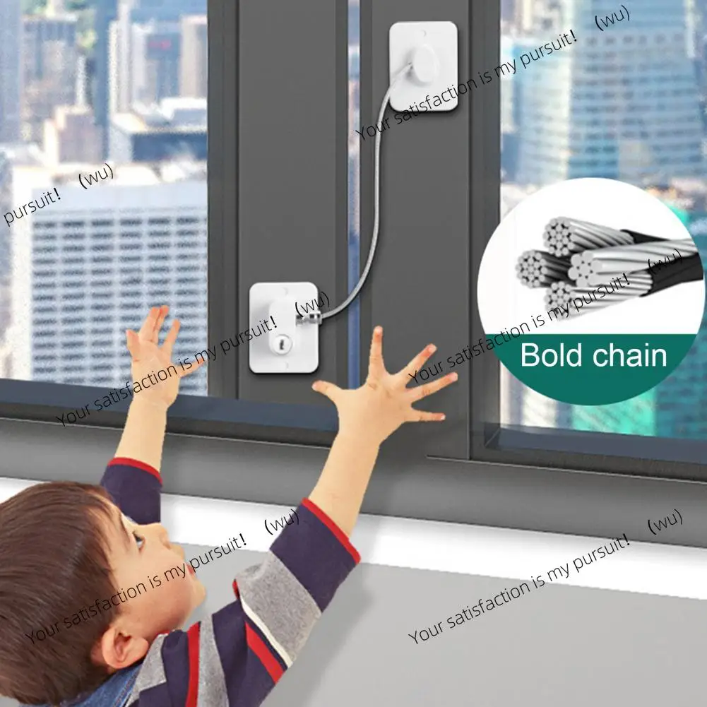 For Home Kitchen  Cabinets Drawers Closets Windows Refrigerator Door Lock Set With Keys Child Proof Fridge Safety Lock