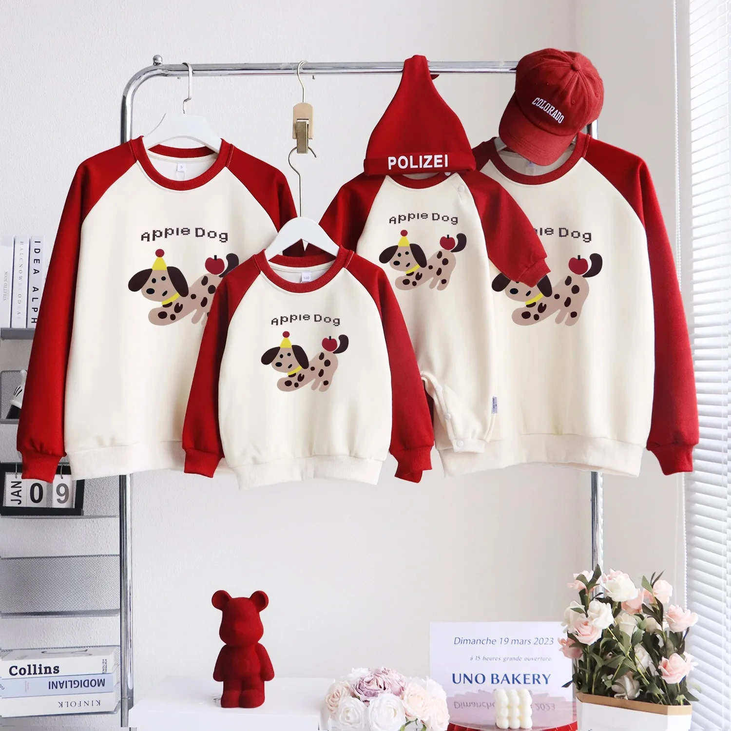 

Одинаковая зимняя одежда для всей семьи: свитшот с длинным рукавом для мамы и малышки, уютный флисовый топ для родителей и детей