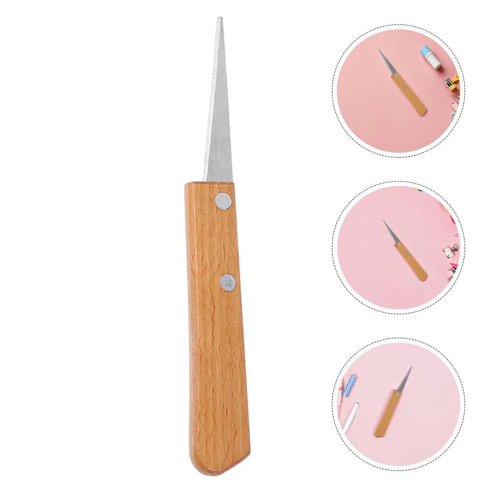 

3Pcs Multi Functional Clay Sculpting Tool Set Wood Handle Stainless Steel Blades for Pottery Carving Modeling and DIY Craft
