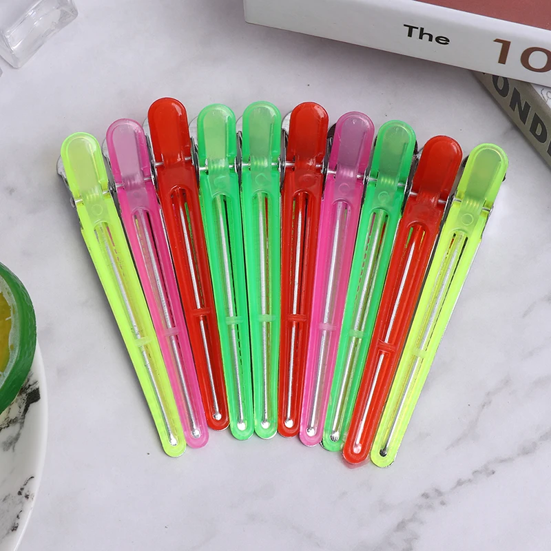 5pcs Professional Matte Sectioning Clips Crocodile Hairdressing Hair Style Barbers Clips Clamps Hairdressing Salon Hair Grip