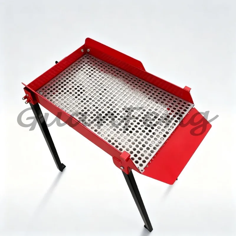 230V Dual-Layer Electric Vibrating Soil Sieve, Professional Garden Vibrating Screen Machine for Landscaping