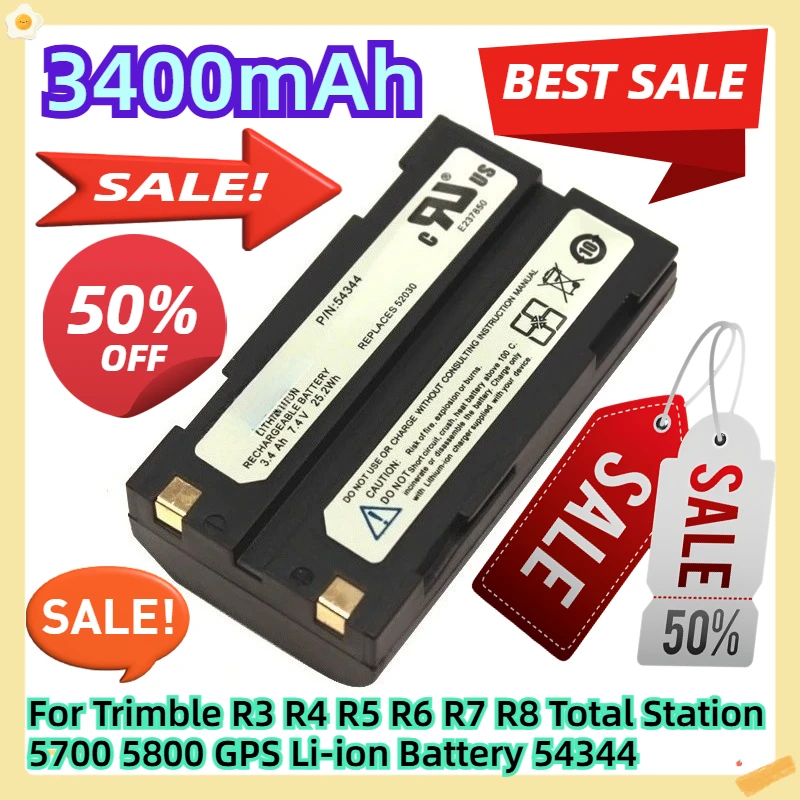 

For Trimble R3 R4 R5 R6 R7 R8 Total Station 5700 5800 GPS Li-ion Battery 54344