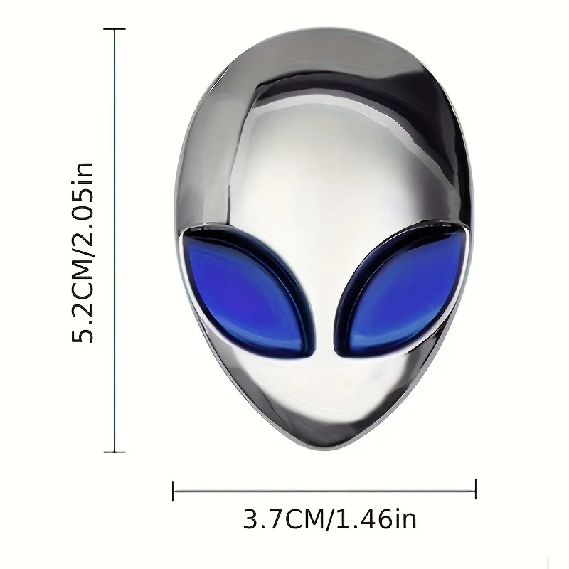شعار سيارة معدني فريد من نوعه - ملصق جسم ثلاثي الأبعاد، إبداعي ومجل مناسب للتخصيص الخارجي للمركبة #4