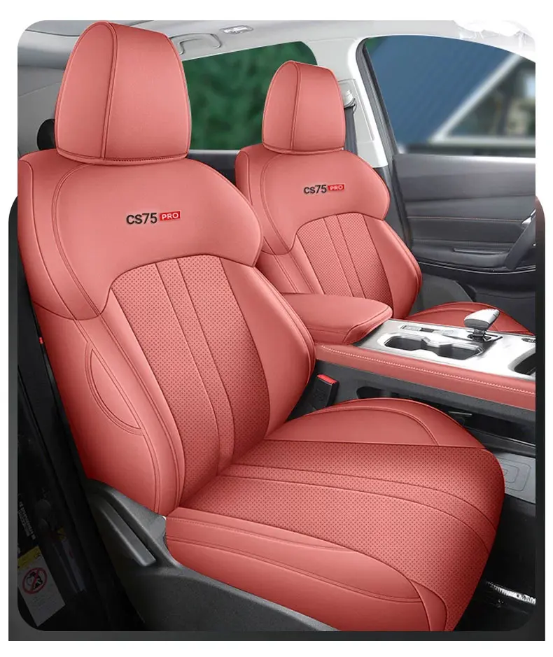 Left-Drive Car Seat Cover For Changan CS75 Pro 2025-2026 Custom Fit Seat Cover Full Surrounded Seat Protection Cushion Auto