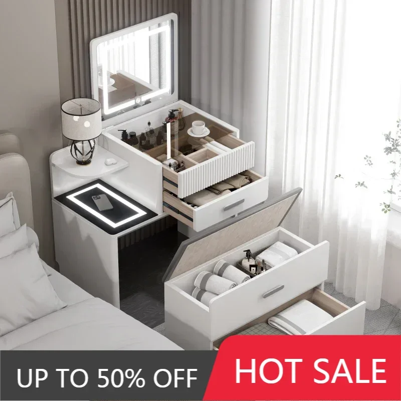 

Bedroom Furniture Dresser Dressing Table Bedroom Mirror Makeup Table Small Bedside Storage Cabinet Dressing Table Furniture