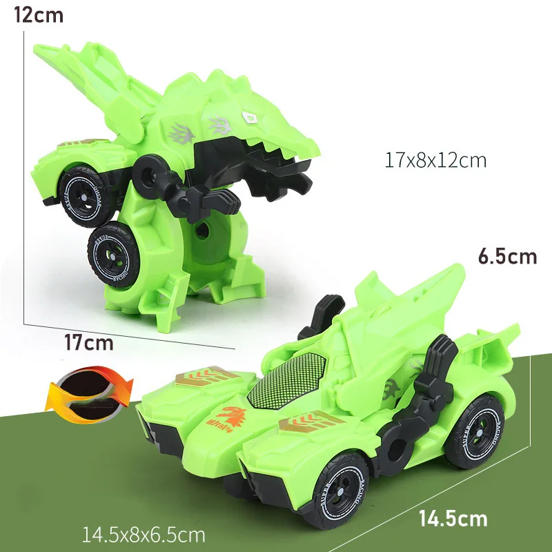 어린이 공룡 자동차 장난감, 재미있는 몬스터 변신 자동차 장난감, 변형 피규어 로봇 장난감 선물