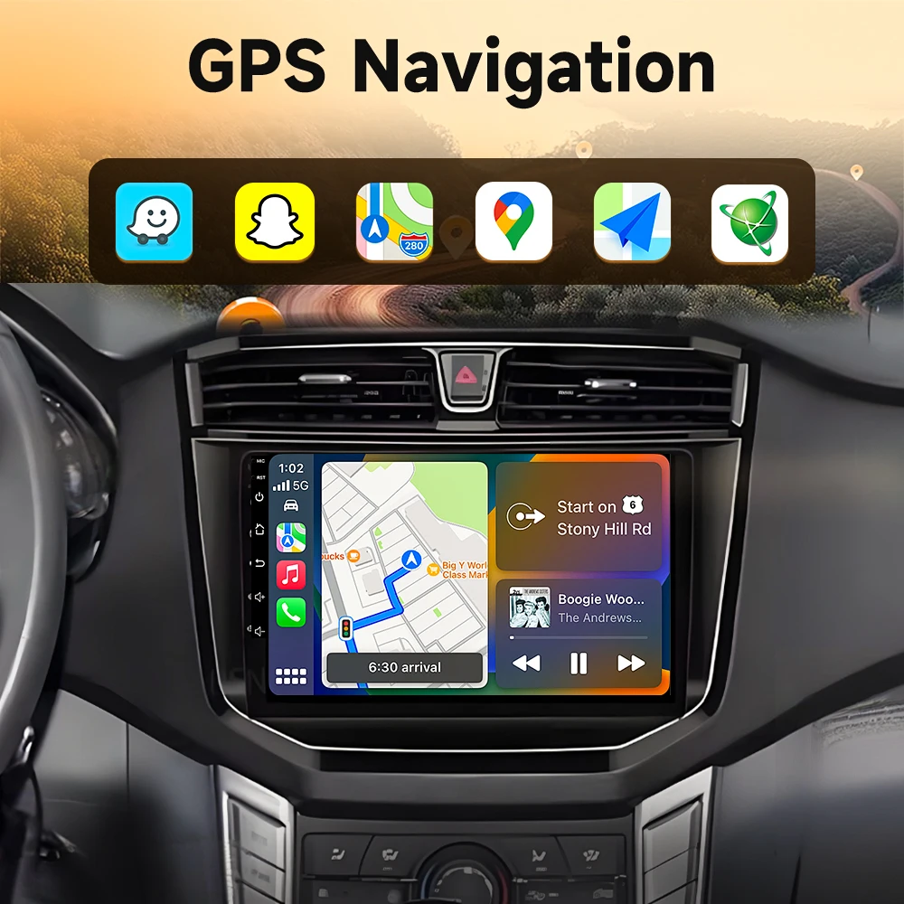 Car Radio For Maxus LDV T70 T60 MG Extender 2019-2021 Android16 GPS Navigation  WIFI 5G DSP Stereo Head Unit Multimedia Carpaly