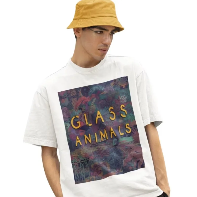 Camisa Retro de animales de cristal, sudadera, camisetas para fanáticos de Dave Bayley, camiseta de banda Merch, personalizada de gran tamaño