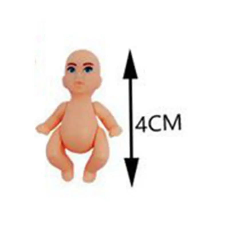 Kawaii 60 PCS / Lot Baby Dolls 7 cm Mini Figures Action Figure Kids Toys Accessories For DIY Children Game Birthday Gift