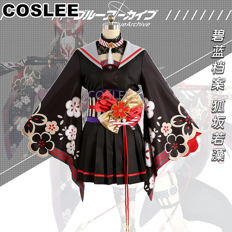 COSLEE Blue Archive Kosaka Wakamo Cosplay Costume Game Suit JK Kimono Uniform Dress Halloween Party Outfit Customized New