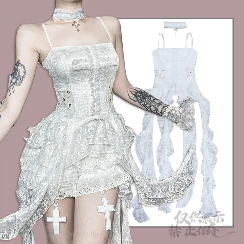 

BGothic Harness Corset Кружевной сладкий альтернативный Harajuku Гадсай kei Grid Элегантный сексуальный облегающий бандаж Винтаж Лолита Вечеринка Хэллоуин
