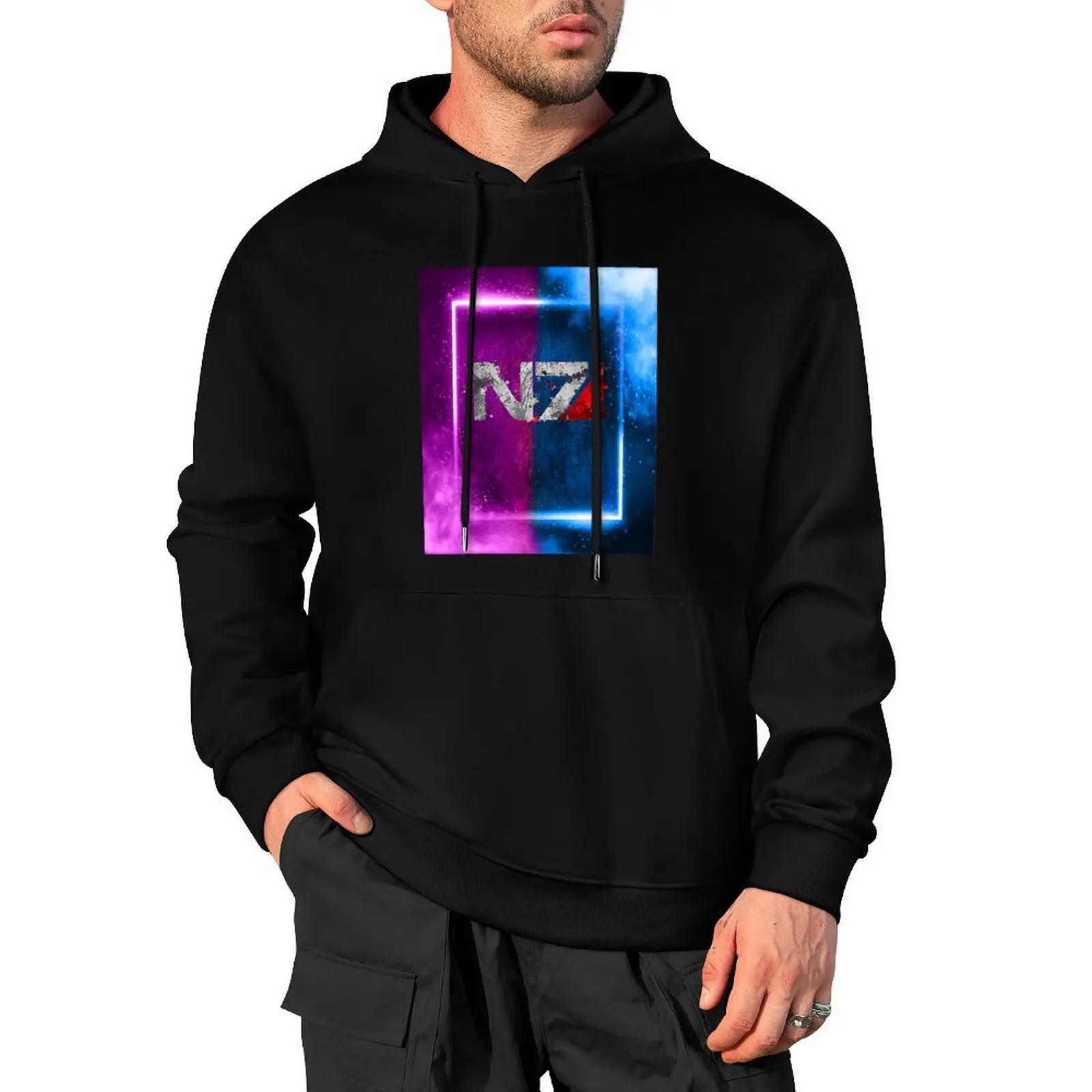 

Mass Women Effect-N7 For Men Women Pullover Hoodie autumn korean autumn clothes men clothes korean clothes hoodie for men