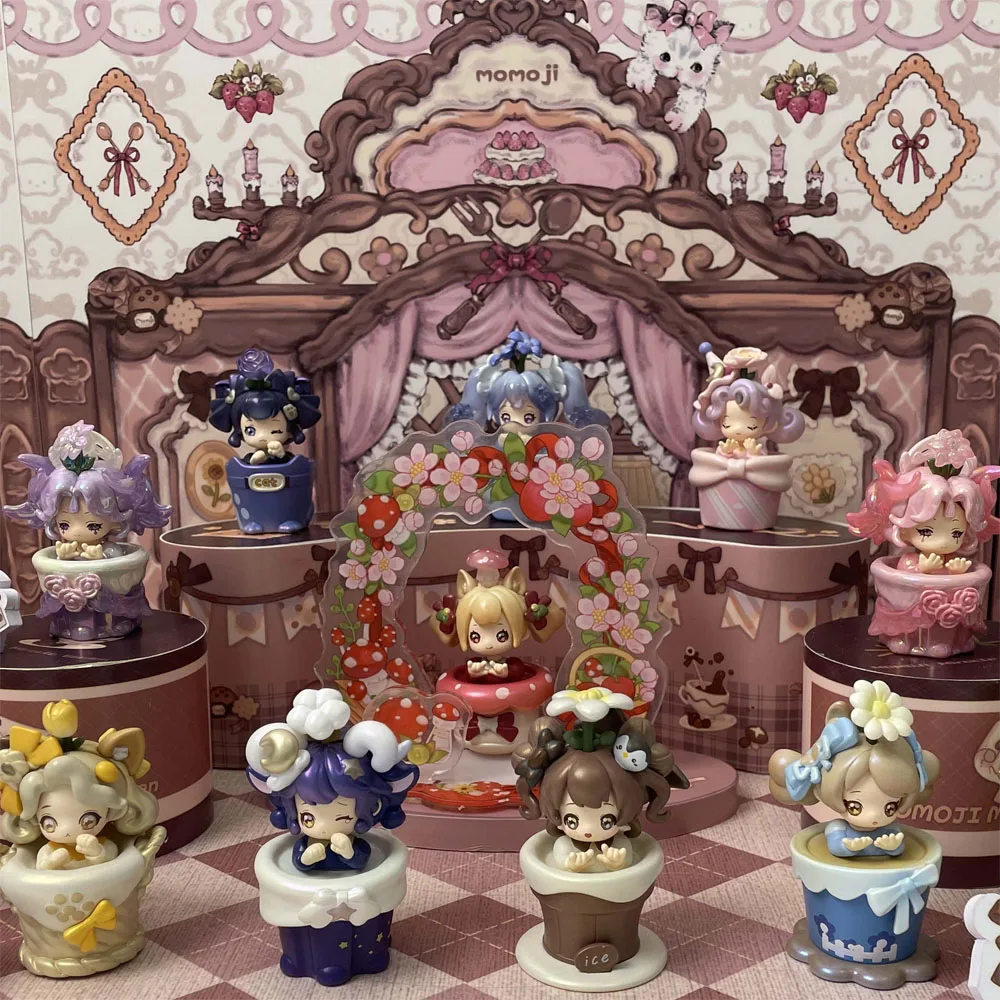 

Серия Miracle Garden: Эмили и Момо, коллекционные фигурки в закрытой упаковке, милые игрушки Момо, модели машинок, украшения для автомобиля, детский подарок-сюрприз