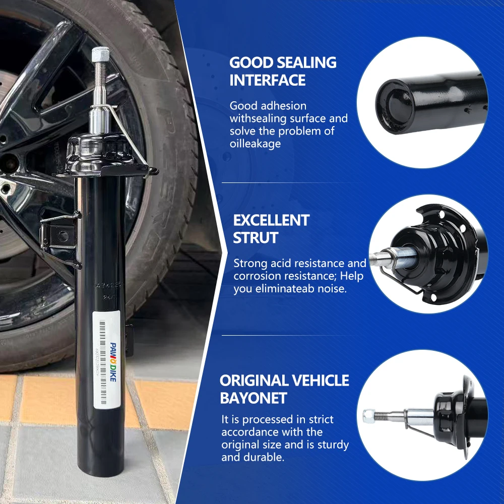 Adjustable shock absorber for BMW F10 F30 E36 E46 E90 E60 F11 R50 X5 X6 M6 rear wheel pneumatic racing suspension parts