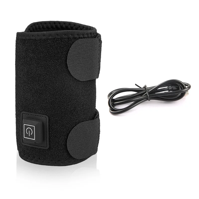 Electric Heated Knee Massager Brace Adjustable 3 Gear Temperature Elbow Protector Hot Compress Shoulder Protective Belt