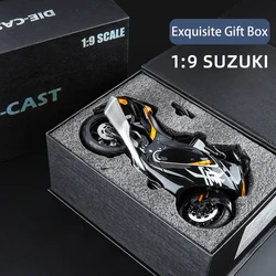 1/9 Suzuki Hayabusa GSX-1300R GSX-1000R Alloy Motorcycle Model Car Toy Vehicle Collection Off Road Autocycle