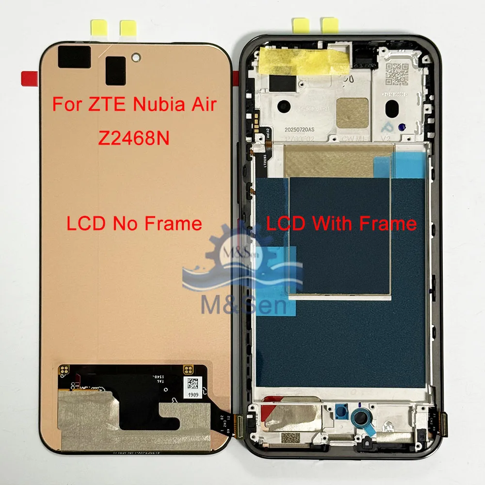 AMOLED Original 6.78 For ZTE Nubia Focus 2 Ultra Z2463N 2025 LCD