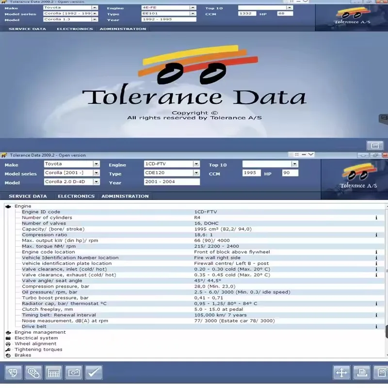 بيانات التسامح 2009.2 بيانات إصلاح السيارات مع Keygen 2009.2 تركيب غير محدود برنامج إصلاح السيارات رابط برنامج التشخيص