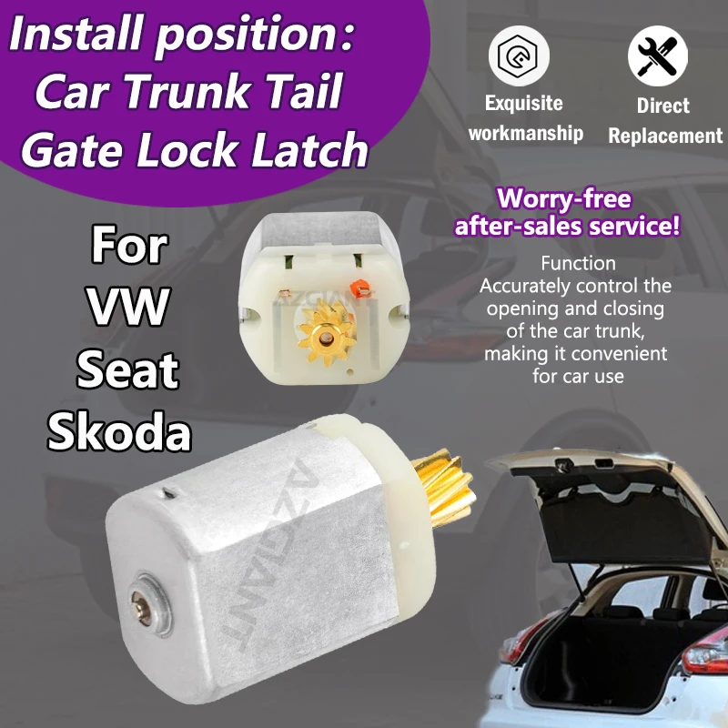 

5C6827505 Car Trunk Lock Motor For VW Tiguan AD1 AX1/Touareg CR7/Jetta Ⅵ/Passat B7 Seat Arona/Skoda Superb II B6 3T Octavia 3