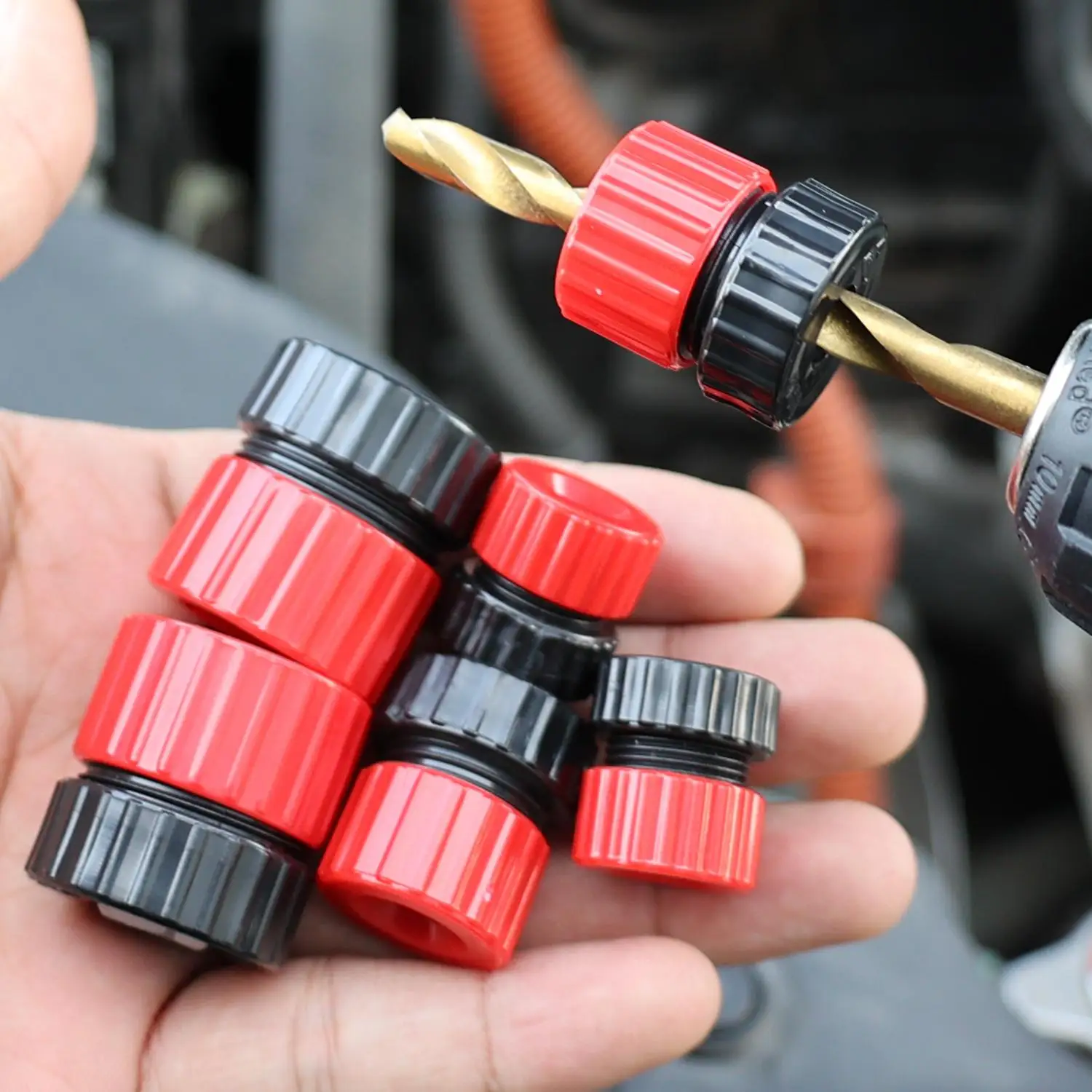 Tiefenkontroll-Bohrstopper-Set für Holzbearbeitung, Präzise Bohrtiefenkontrolle, Kunststoff-Begrenzungsringe für Tischlerei – Detail 8