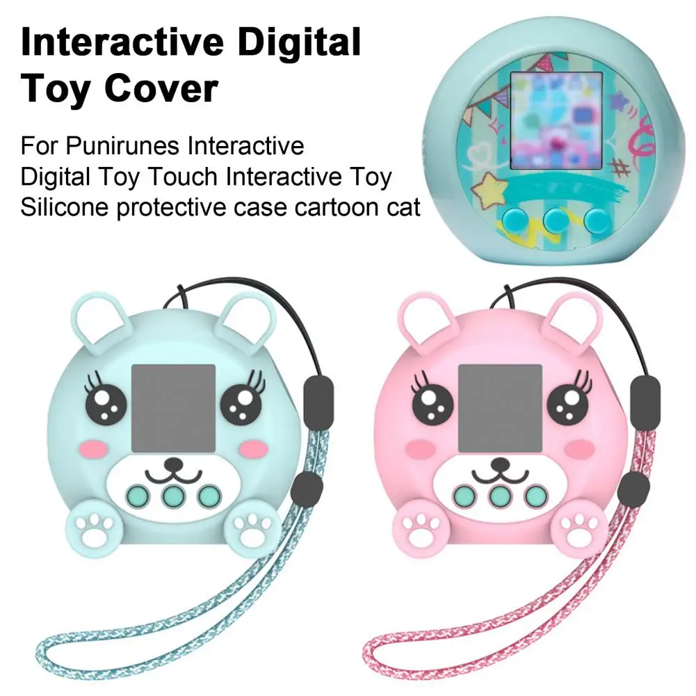 Interactive Digital Toy Cover Interactive Digital Toys Case Protective Silicone Cover for Punirunes Interactive for Kids'