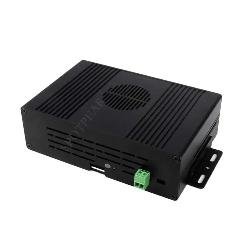 Raspberry Pi 5 Box Case, Gigabit Ethernet, Todas as portas para o lado Pi USB, Ki-A, PCIe para RJ45