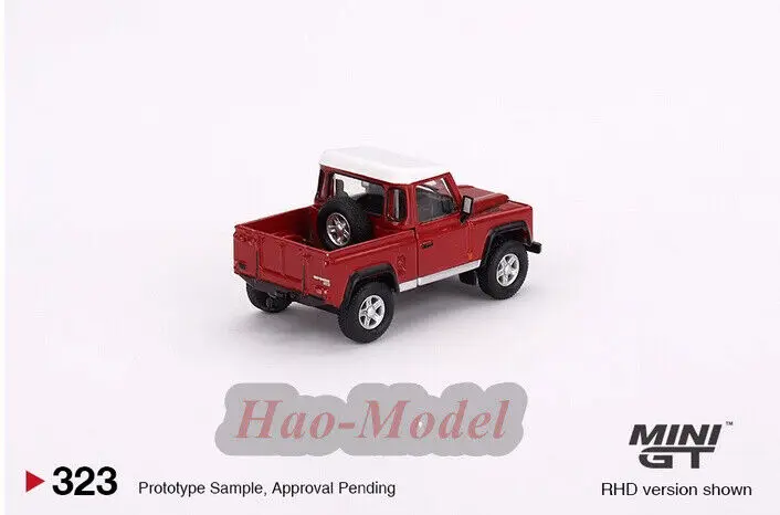 TSM minigt 1/64สำหรับ Land Rover Defender 90รถกระบะโมเดลรถของเล่นจำลองการหล่อฉีด kado ulang tahun งานอดิเรกเครื่องประดับ