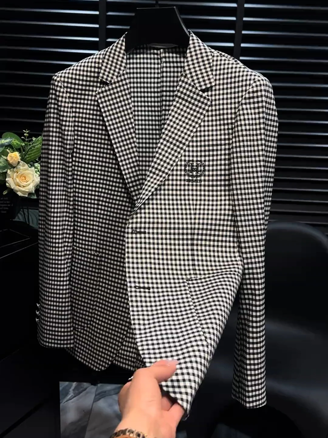 

Casual Men's High Quality Fashionable Spring Summer Suit Cool Business Personality Standard Fit Long Sleeve Soft Fabric