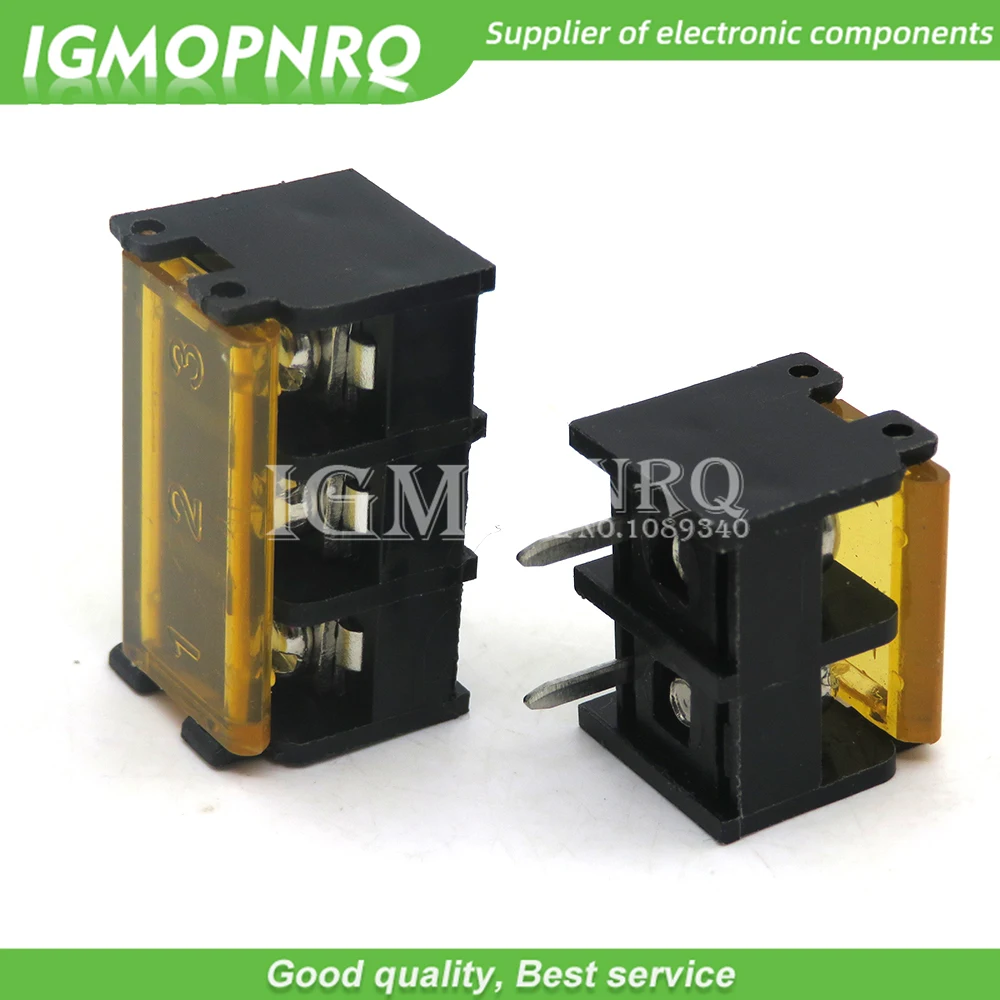 2/5PCS HB9500 2P 3P 4P 5P 6P 7P 8P 9P 10Pin PCB Screw Terminal Block Connector HB-9500 300V 30A Lid Barrier Terminal 9.5MM Pitch