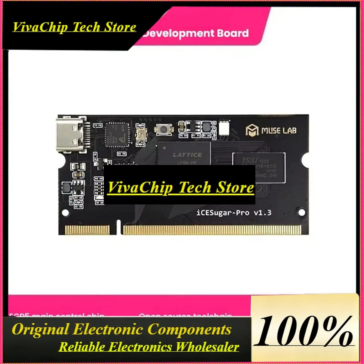VivaSICESugar Pro FPGA Development Board Lattice ECP5 Open-Source RISC-V Linux SODIMM