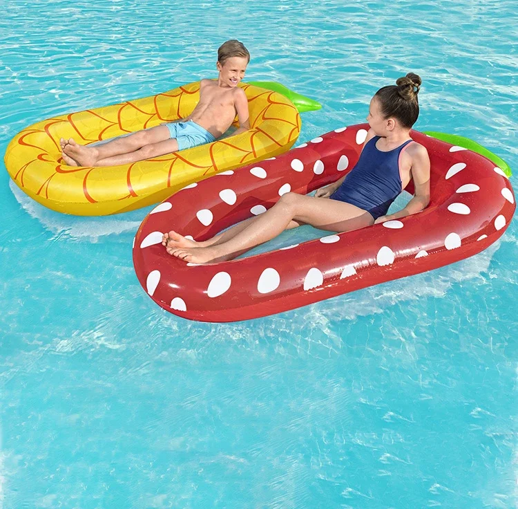 

Large swimming floating bed beach mat for children with thickened mount floating lounger