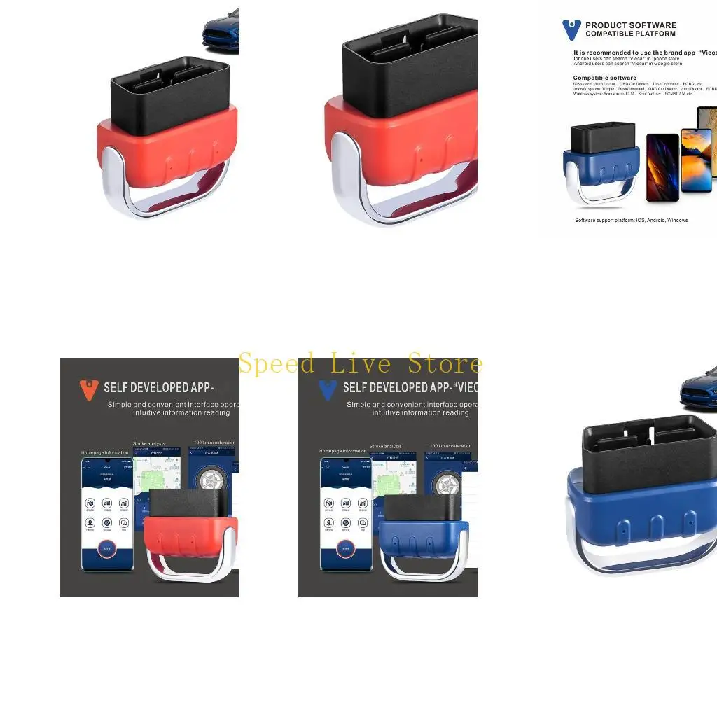 547C OBD2 Car Fault Detector Bluetooth-compatible 5.0 Car Diagnostic Tool Elm 327 VP0
