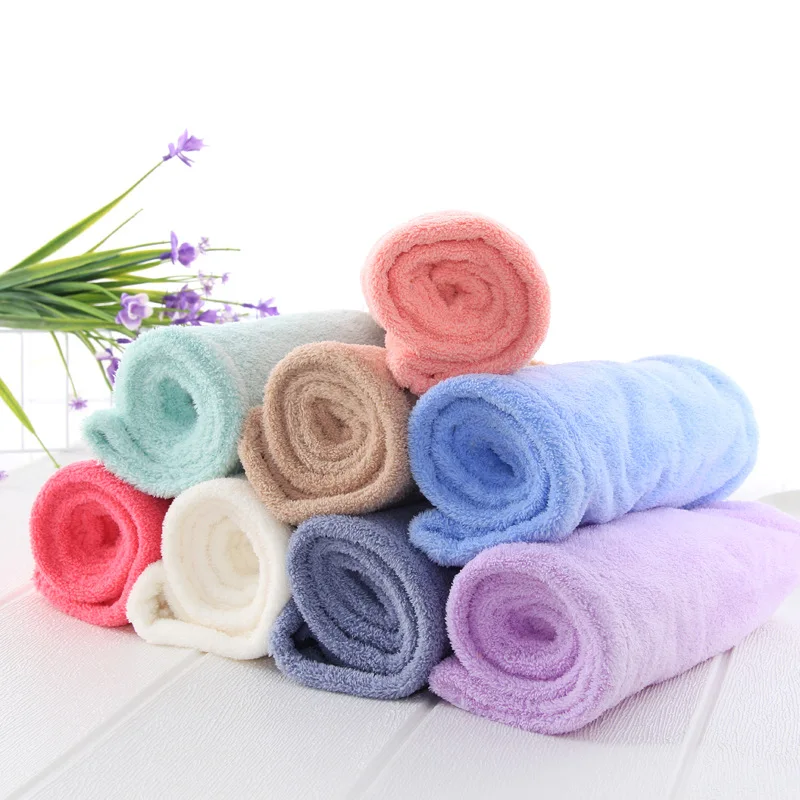 Microfiber Bath Towel Hair Dry Quick Drying Lady Bath towel soft shower cap hat for lady man Turban Head Wrap Bathing Tools