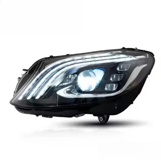 Upgrade LED Headlights for Mercedes Benz C Class W205 15-21 Headlamp Modified Full LED Daytime Running Light Plug and Play