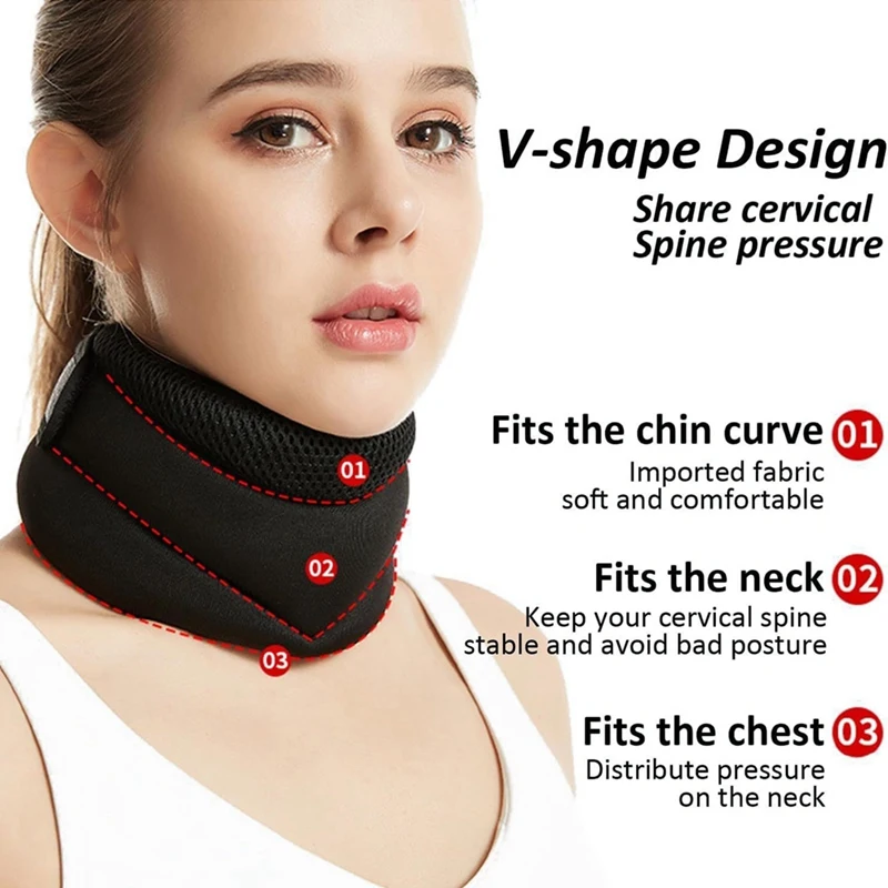 Orthèse cervicale douce, orthèse cervicale, collier cervical, pour le sicing, facile à utiliser