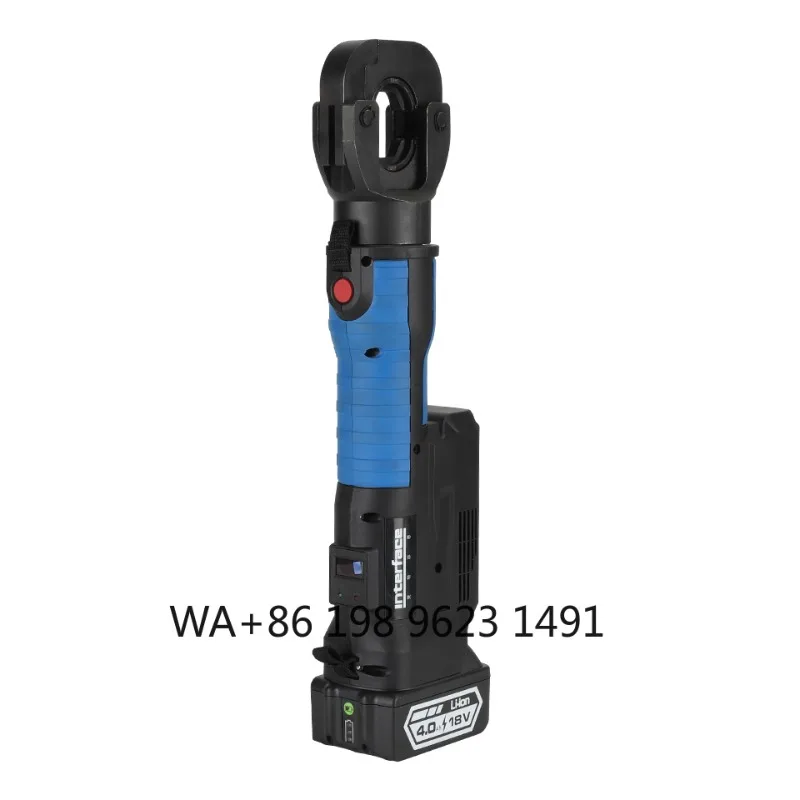 

IndustrialHydraulic Crimper, battery powered crimping pliers for secure wire terminal crimping and power connection applications