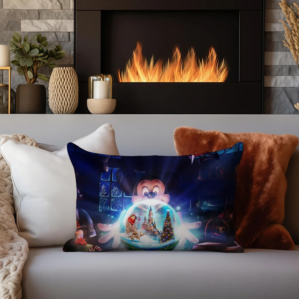 Simpatico cartone animato M-Mickey M-Minnie Mouse fodera per cuscino divano soggiorno ufficio cuscino rettangolare casa caffetteria biancheria da letto prodotto di successo