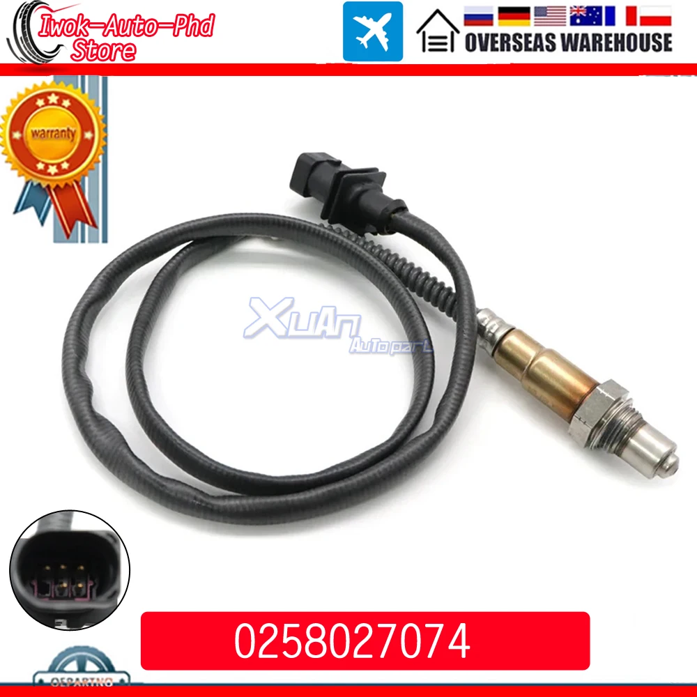 

0258027074 2014-2017 670002200 LSU Wideband Front Air Fuel Ratio Lambda O2 Oxygen Sensor For Maserati Ghibli Quattroporte 3.0L
